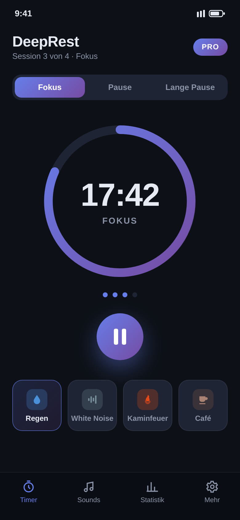 DeepRest timer screen